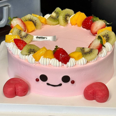 Smiley Garden Gelato Cake